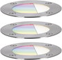 Paulmann Boden Einbauleuchten Starterset RGBW 94275 Világításrendszer, Plug & Shine ZigBee LED 3.6 W 4. bélyegkép