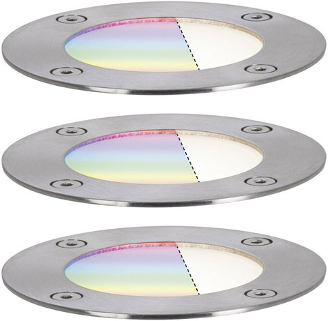 Paulmann Boden Einbauleuchten Starterset RGBW 94275 Világításrendszer, Plug & Shine ZigBee LED 3.6 W 4. kép