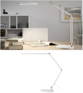 LED-es íróasztali lámpa 10,6 W, fehér, Paulmann FlexBar 78911