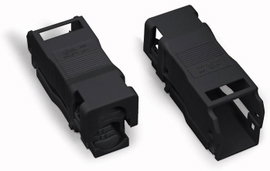 Húzás tehermentesítő ház, fekete, 50 db, WAGO 890-503