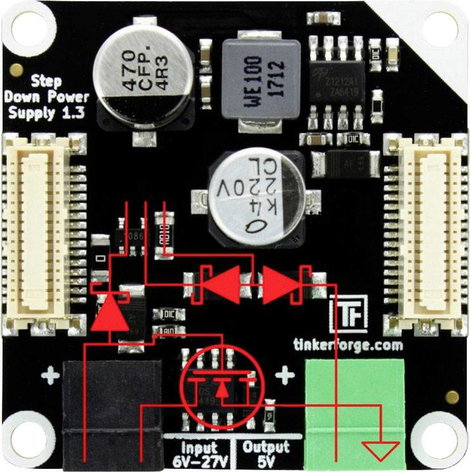 TinkerForge 41 Bővítő modul Alkalmas (egykártyás számítógép) TinkerForge 1 db 3. kép