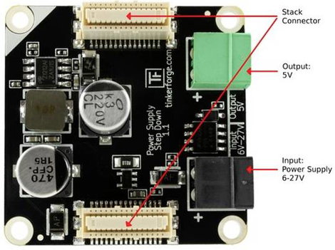 TinkerForge 41 Bővítő modul Alkalmas (egykártyás számítógép) TinkerForge 1 db 5. kép