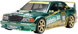 Tamiya 1:10 RC modellautó Elektro Közúti modell Mercedes-Benz 190E Diebels Alt Brushed 4WD építőkész