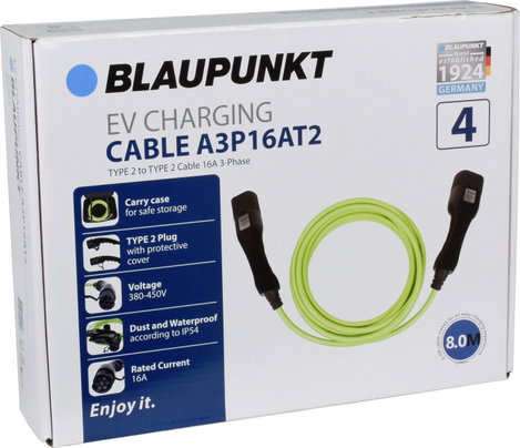 Blaupunkt A3P16AT2 eMobility töltőkábel 8 m 10. kép