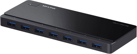 TP-LINK UH700 7 port USB 3.2 hub Fekete
