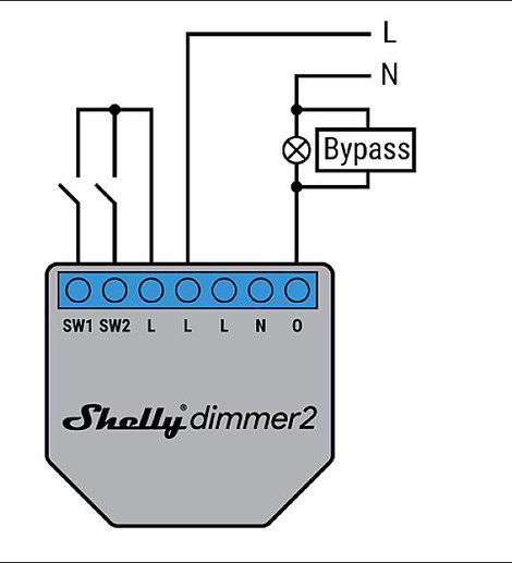 Shelly Bypass Shelly Modul 2. kép