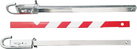 HP Autozubehör 10486 Abschleppstange AHK geeignet 2,5t Vontató rúd 2500 kg-ig (H x Sz x Ma) 180 cm x