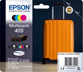 Epson Tinta T05G6, 405 Eredeti Kombinált csomag Fekete, Sárga, Cián, Bíbor C13T05G64010