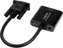 VGA - HDMI átalakító, 1x VGA dugó/3,5 mm jack alj - 1x HDMI alj, fekete, 0,45 m, LogiLink CV0060 5. bélyegkép