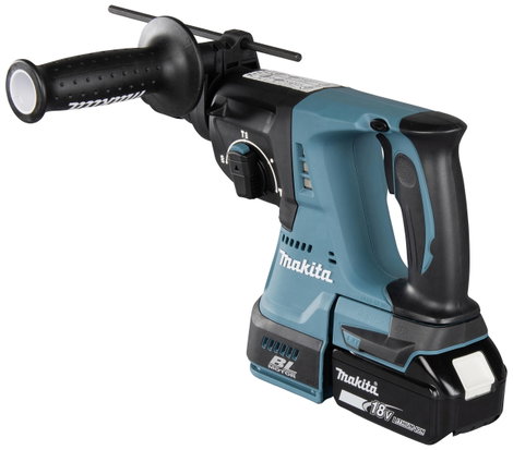 Makita DHR243RTJW SDS-Plus-Akkus kombi kalapács 18 V 5 Ah Töltővel 4. kép