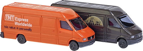 Busch 8338 N Tehergépjármű modell Mercedes Benz Sprinter szállító kisteherautó