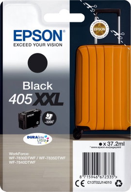 Epson Tinta T02J1, 405XXL Eredeti Fekete C13T02J14010