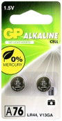 GP Batteries Gombelem LR 44 1.5 V 2 db 110 mAh Alkáli mangán GP76ASTD222C2 5. bélyegkép