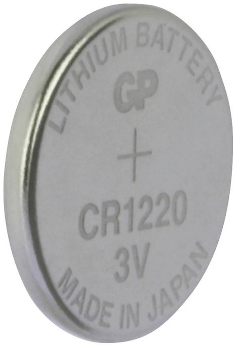 GP Batteries Gombelem CR 1220 3 V 1 db Lítium GPCR1220STD346C1 3. kép