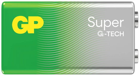 GP Batteries Super 9V-os elem Alkáli mangán 9 V 8 db 3. kép