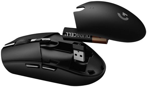 Logitech G305 Gamer egér Rádiójel vezérlésű Optikai Fekete 6 Gombok 12000 dpi 3. kép