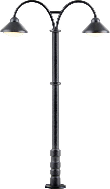 Viessmann Modelltechnik H0 Peron lámpa Kettős Kész modell 6109 1 db