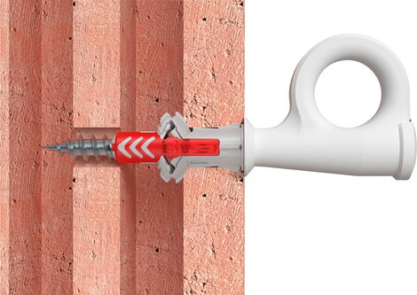 Fischer DuoPower 8x40 EasyHook Loop K (4) Tipli készlet 557927 1 készlet 5. kép