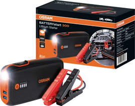 OSRAM Gyorsindító rendszer BATTERYstart 300 OBSL300 Indulási segédáram=300 A 2 db USB-s dugalj