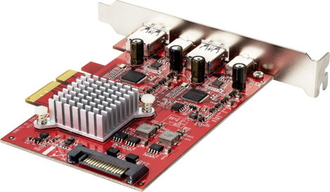 Renkforce RF-4679642 2+2 port USB 3.1 kontroller kártya USB 3.2 (2. generáció), USB-C® PCIe 2. kép