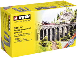 NOCH 58665 H0 Terméskő viadukt 1 vágányú Univerzális