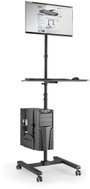 Digitus DA-90374 1 részes PC-/monitor gurulós kocsi 43,2 cm (17) - 81,3 cm (32) Fekete Állítható mag 2. bélyegkép