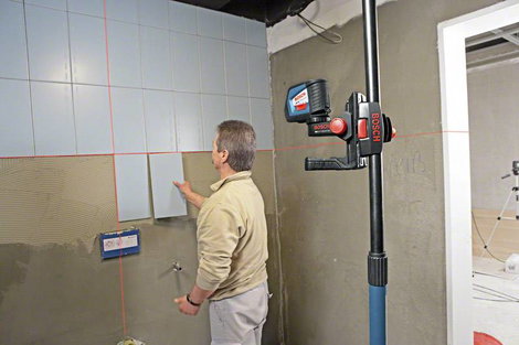 Bosch Professional 0601015B00 Teleszkópos állvány Magasság (max.)=350 cm Alkalmas Bosch 2. kép