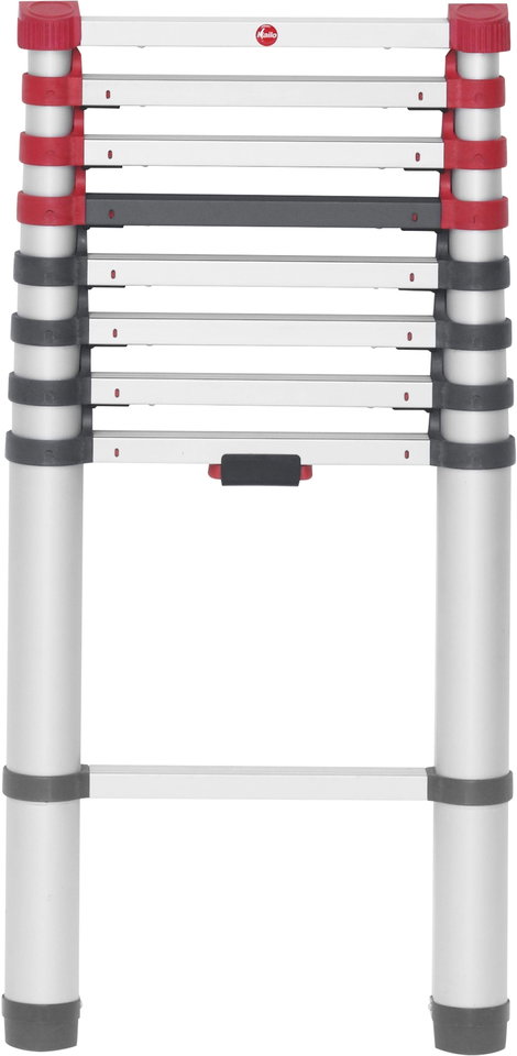 Hailo Teleskopleiter T80 FlexLine 7113-091 Alumínium Teleszkópos létra Munkamagasság (max.): 3.4 m A 2. kép