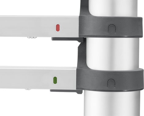Hailo Teleskopleiter T80 FlexLine 7113-091 Alumínium Teleszkópos létra Munkamagasság (max.): 3.4 m A 3. kép