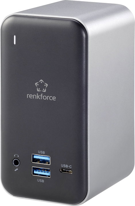 Univerzális USB-C notebook dokkoló állomás töltési funkcióval, Renkforce RF-4499452