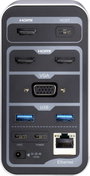 Univerzális USB-C notebook dokkoló állomás töltési funkcióval, Renkforce RF-4499452 4. bélyegkép