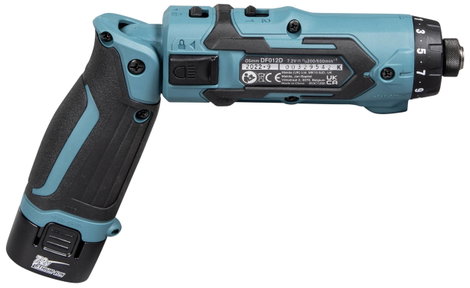 Makita DF012DZ Akkus csavarozó hajlítható markolattal 7.2 V 6. kép