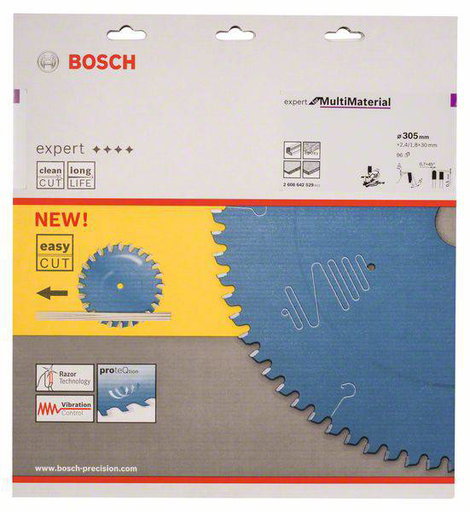 Bosch Accessories Expert for Laminated Panel 2608642529 Körfűrészlap 305 x 30 x 2.4 mm Fogak száma ( 2. kép