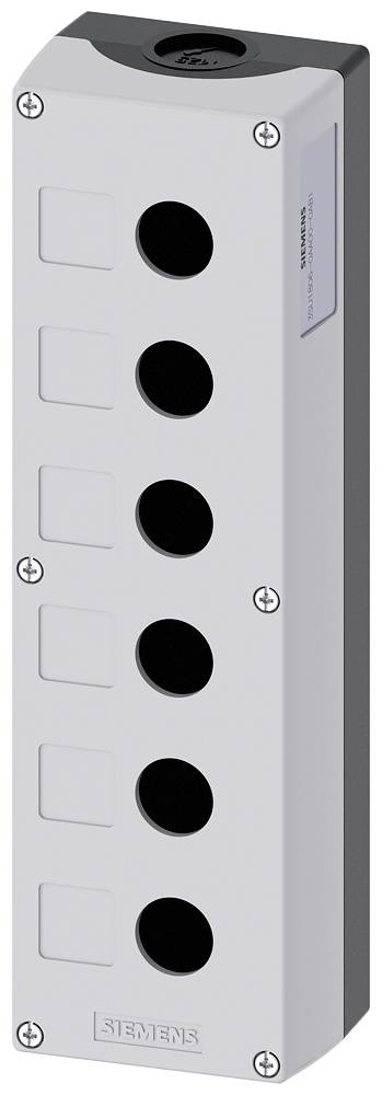 Siemens 3SU1806-0AA00-0AB1 Üres ház 6 beépítési hely (H x Sz x Ma) 280 x 85 x 64 mm Szürke 1 db