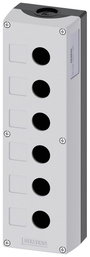 Siemens 3SU1806-0AA00-0AB1 Üres ház 6 beépítési hely (H x Sz x Ma) 280 x 85 x 64 mm Szürke 1 db bélyegkép