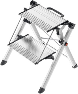 Hailo Klapptritt MK80 ComfortLine 4310-100 Alumínium Összehajtható fellépő Összecsukható Munkamagass