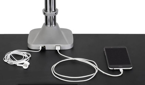 ICY BOX IB-MS505-TI, Monitorständer mit Tischhalterung f. 3 Monitore bis zu 32’’ (81 cm) 3 részes Mo 3. kép