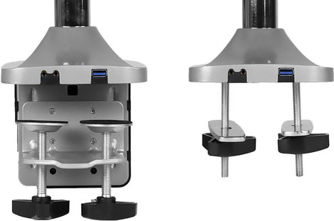 ICY BOX IB-MS505-TI, Monitorständer mit Tischhalterung f. 3 Monitore bis zu 32’’ (81 cm) 3 részes Mo 6. kép