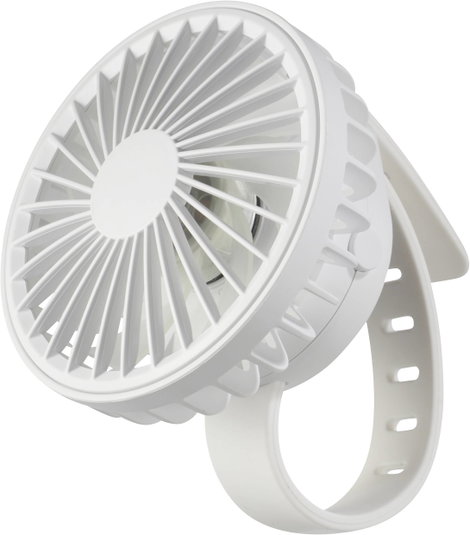 Akkus kézi ventilátor, fehér, Basetech BT-2345471 3. kép