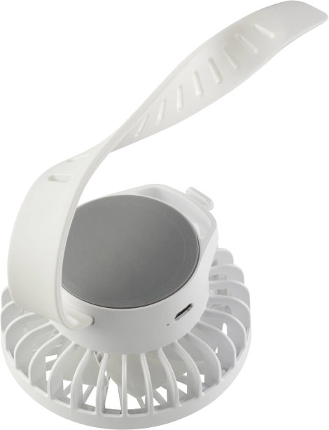 Akkus kézi ventilátor, fehér, Basetech BT-2345471 4. kép