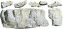 Woodland Scenics WC1243 univerzális Gumi öntőforma Szikla struktúra (H x Sz) 127 mm x 267 mm bélyegkép