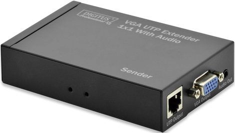Digitus DS-53400 VGA Extender RJ45 hálózati kábelen keresztül 300 m 3. kép