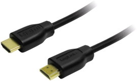 LogiLink HDMI Csatlakozókábel HDMI-A dugó, HDMI-A dugó 1.00 m Fekete CH0035 HDMI kábel