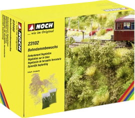 NOCH 23102 Vasúti töltés növényzet