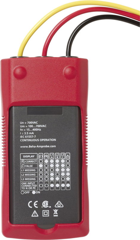 Beha Amprobe PRM-5-EUR Forgómező mérő CAT IV 600 V LED 6. kép