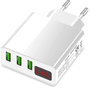 Eaxus USB-Charger Mobiltelefon töltőkészülék Gyorstöltő funkcióval USB Fehér bélyegkép