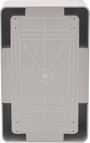 ABS kapcsolószekrény 200 x 300 x 130 mm, élénk szürke, Boxexpert BXPPABSG200300130-F01 3. bélyegkép
