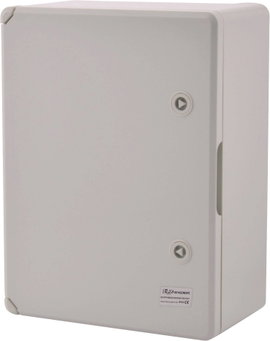 ABS kapcsolószekrény 250 x 350 x 150 mm, élénk szürke, Boxexpert BXPPABSG250350150-F01