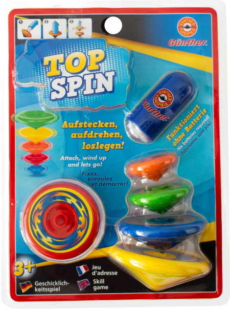 Günther Flugspiele Top spin ügyességi játék 1560 Top Spin Geschicklichkeitsspiel 2. kép