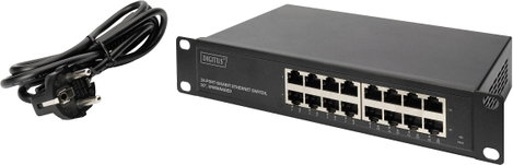 Digitus DN-80115 Hálózati switch, RJ45 16 port 10 / 100 / 1000 MBit/s 3. kép